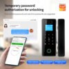 Cerradura Facial 3D WIFI Tuya Smart para puerta de vidrio