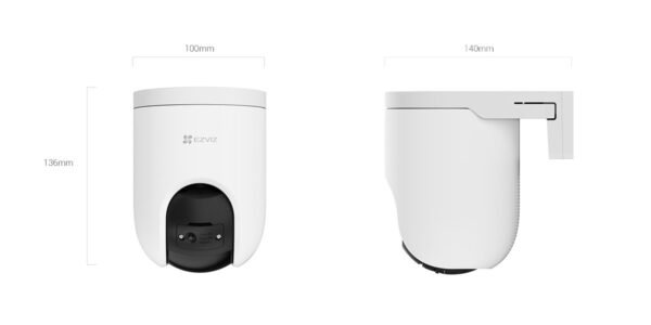 CAMARA EZVIZ H8C 3K 5MP WIFI CON ROTACION PTZ INTELIGENTE PARA EXTERIOR (copia)