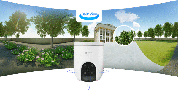 CAMARA EZVIZ H8C 3K 5MP WIFI CON ROTACION PTZ INTELIGENTE PARA EXTERIOR (copia)