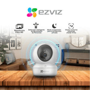 CAMARA EZVIZ H6C 2K WIFI CON ROTACION PTZ INTELIGENTE PARA INTERIOR