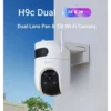 CAMARA EZVIZ H9C 3K 5MP WIFI DE DOBLE LENTE CON ROTACION PTZ INTELIGENTE PARA EXTERIOR