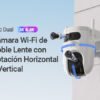 CAMARA EZVIZ H9C 3K 5MP WIFI DE DOBLE LENTE CON ROTACION PTZ INTELIGENTE PARA EXTERIOR