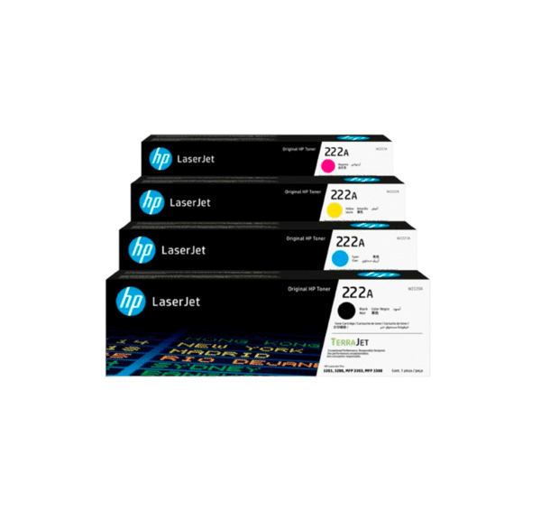 222a-combo Toner Hp Original Laserjet 222a Rojo Magenta