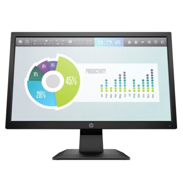 MONITOR HP P204 Monitor Led Hp P204v Pantalla de 19.5'' Vga/hdmi Color Negro