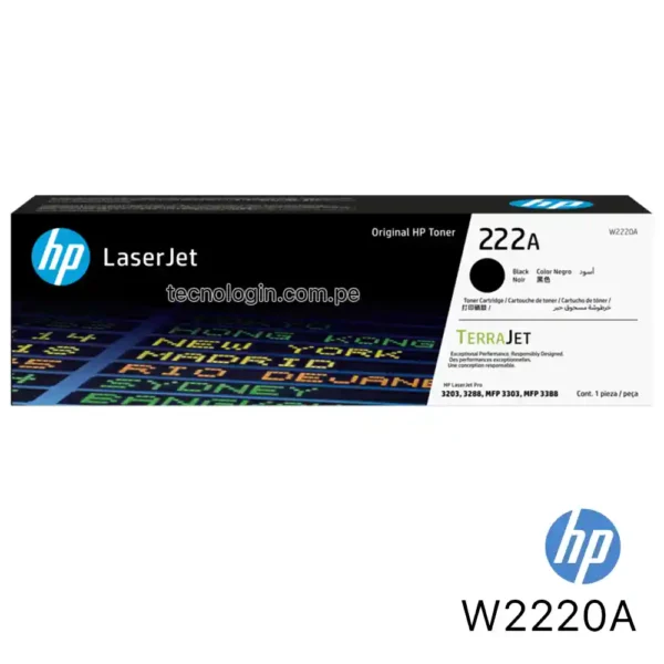 Toner-HP-W2220A-222A-Negro Toner Hp Original Laserjet 222a Negro