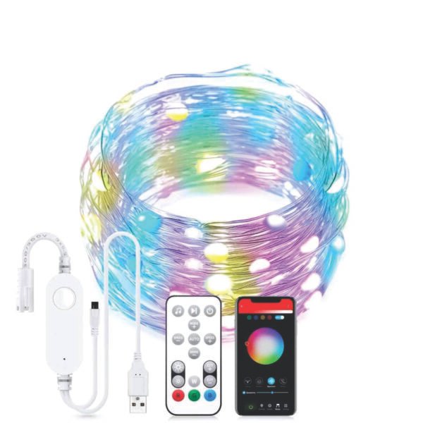 Luces Led Navideñas Inteligentes Wifi Rgbw 2