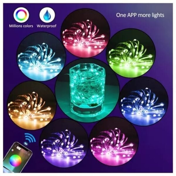 Luces Led Navideñas Inteligentes Wifi Rgbw 4