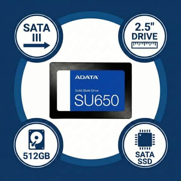 Disco Solido Ssd Adata 512gb Su650 6