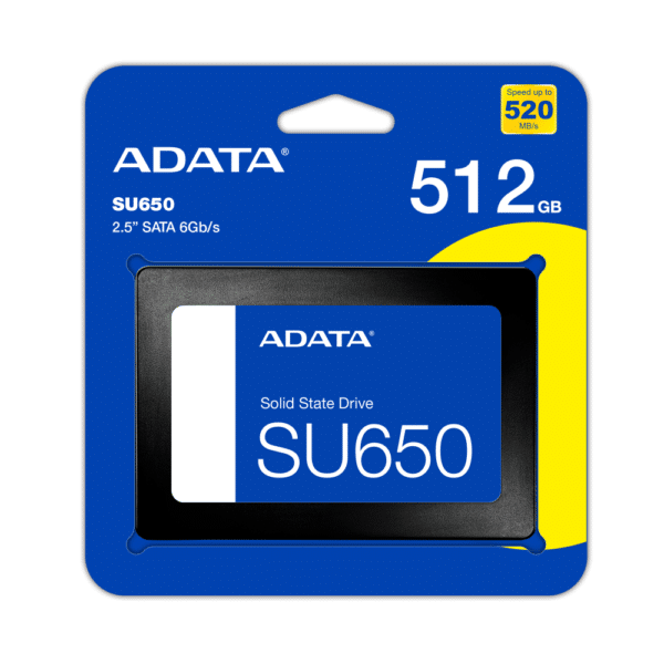 Disco Solido Ssd Adata 512gb Su650 Sata3 2.5 Laptop Pc Interno