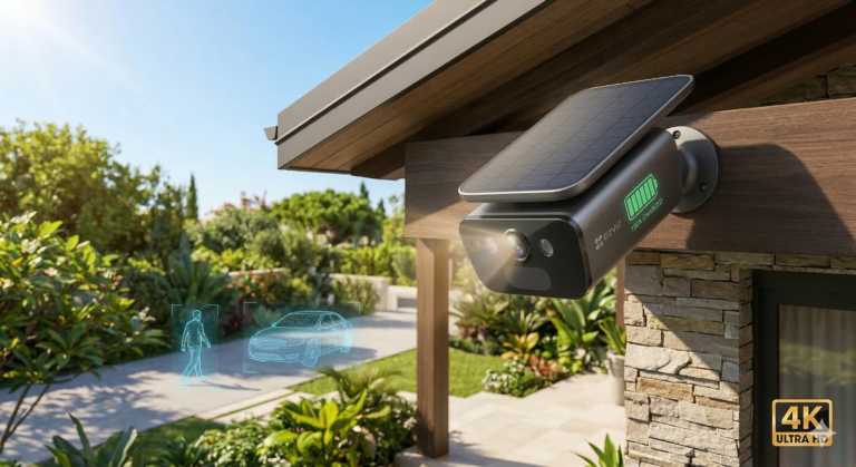 ¿Por qué comprar una cámara solar en Ecuador? Descubre la revolución “Todo en Uno” de la EZVIZ EB5 4K Wifi Exterior