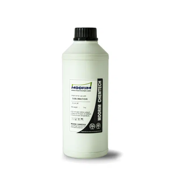 Litro de Tinta Moorim para Sublimación CMYK Cyan Magenta Yellow Black Negro