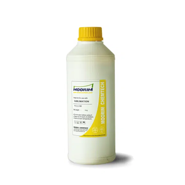Litro de Tinta Moorim para Sublimación CMYK Cyan Magenta Yellow Black Amarillo
