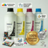 Litro de Tinta Moorim para Sublimación CMYK Cyan Magenta Yellow Black Características
