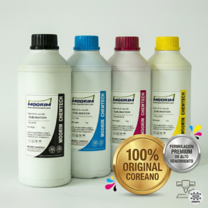 Tinta de Sublimación Moorim 1 Litro Original Corea | Smartic Ecuador CMYK Cyan Magenta Yellow Black