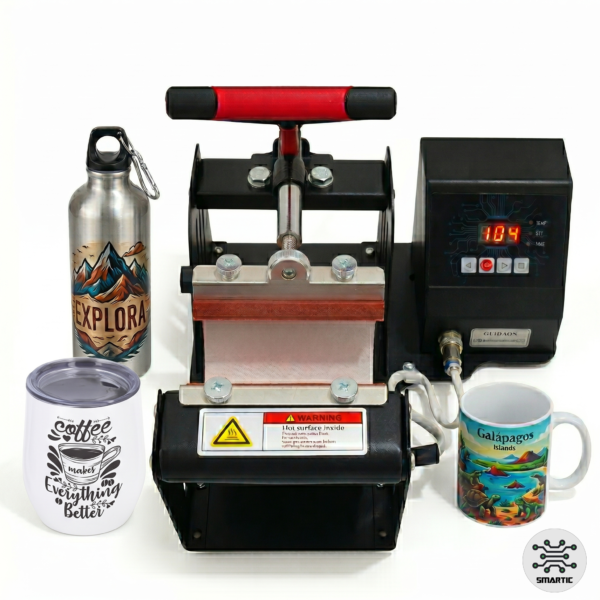 Máquina para sublimar jarros de 11oz Smartic. Prensa de Sublimación para Tazas, sublimación para jarros