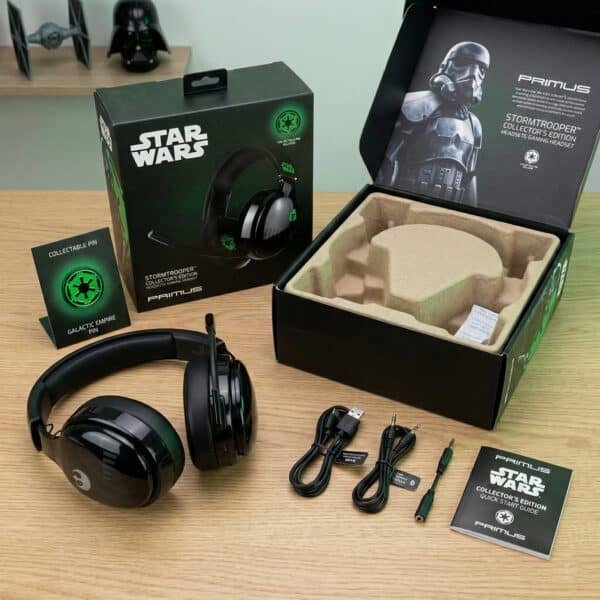 AUDIFONOS PRIMUS STAR WARS NEGRO 004 Audífonos Inalámbricos Gamer Primus Arcus S370 - Edición Limitada Star Wars