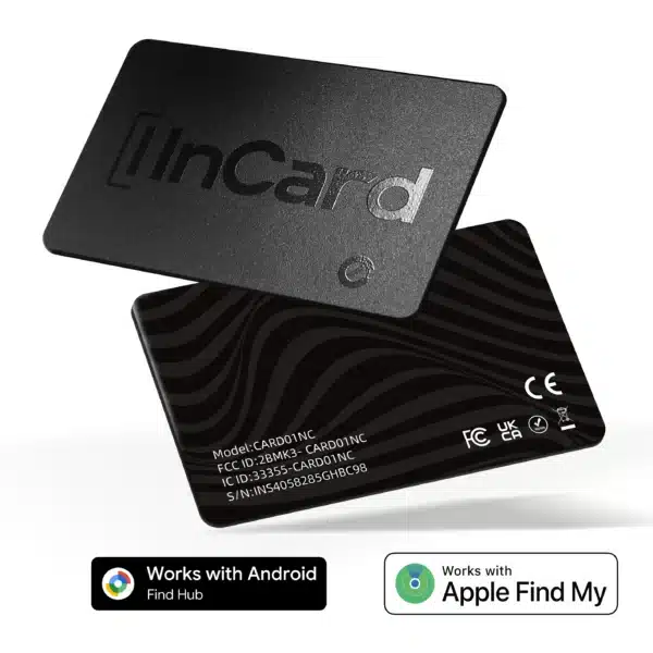 INCARD FINDER 1 Tarjeta Rastreadora InCard Finder Ultra Delgado para Android e iOS