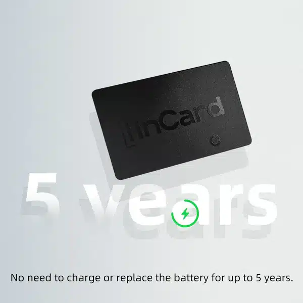 INCARD FINDER SMARTICECU 5 Tarjeta Rastreadora InCard Finder Ultra Delgado para Android e iOS