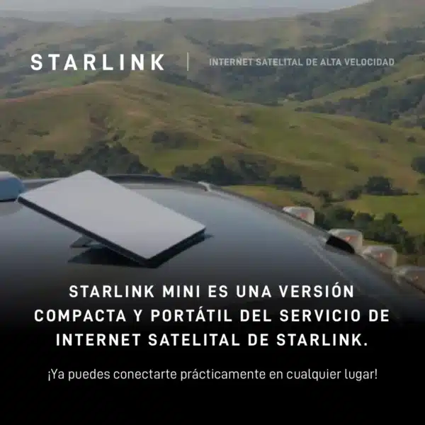 Kit Antena Starlink Mini – Internet Satelital Portátil de Alta Velocidad