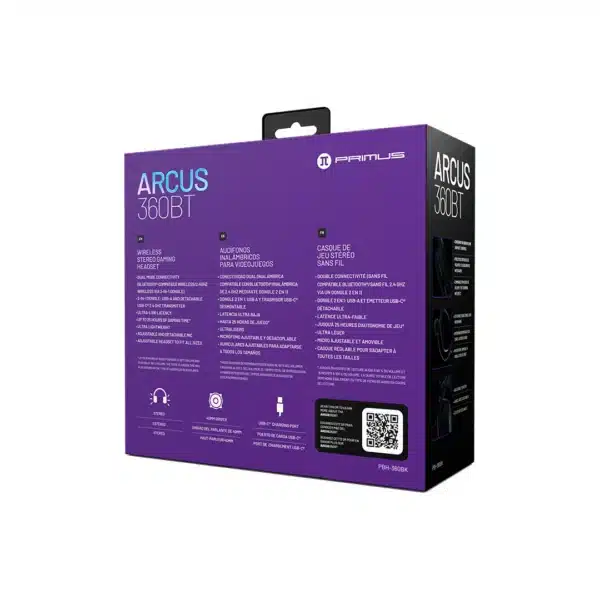 Audífonos Inalámbricos Primus Arcus 360BT | Sonido Premium