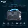 Estación de Energía Portátil Forza Titan T300 (296Wh / 300W) – Generador Solar y Respaldo Eléctrico Silencioso