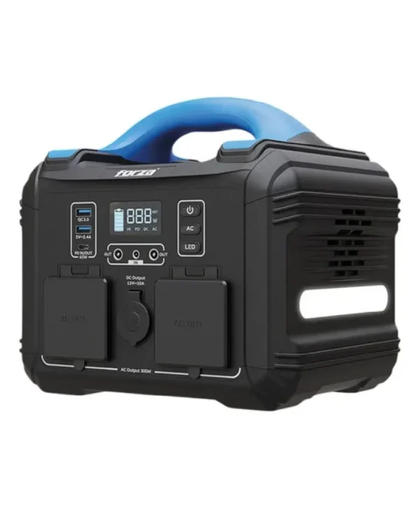 Estación de Energía Portátil Forza Titan T300 (296Wh / 300W) – Generador Solar y Respaldo Eléctrico Silencioso