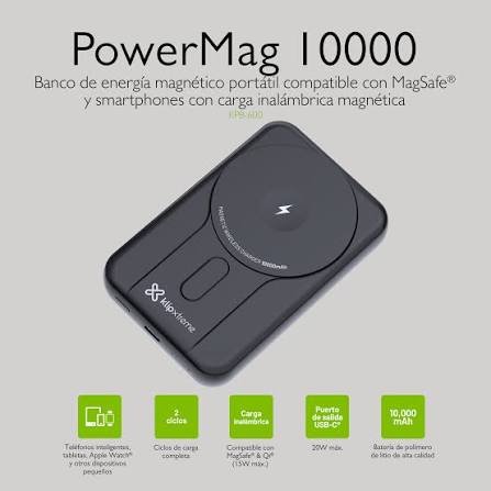 Powerbank KX KBP-600 10000mAh | Carga Rápida y Portátil Inalámbrico con Magsafe
