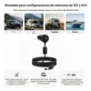 Cargador de Auto Cigarrera12V/24V para Starlink Mini | Conexión Directa 3m y 5m