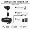 Cargador de Auto Cigarrera12V/24V para Starlink Mini | Conexión Directa 3m y 5m