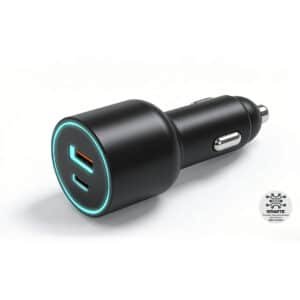 CARGADOR VEHICULAR 100W STARLINK MINI USB-C Y USB-A QC PD SMARTIC