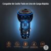 Cargador Vehicular DC 60w Usb-a Usb-c para Starlink Mini | Usa tu Cable Original 15m