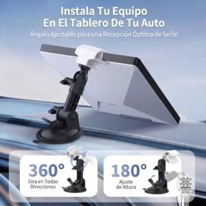 SOPORTE DE VENTOSA VEHICULAR PARA TABLERO PARA STARLINK MINI SMARTIC 1